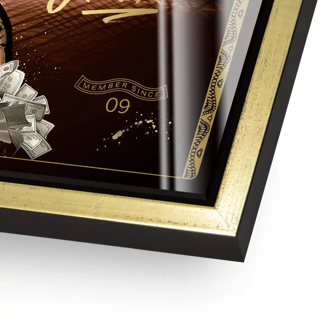 Dagobert Gold Business Acrylglas Bild