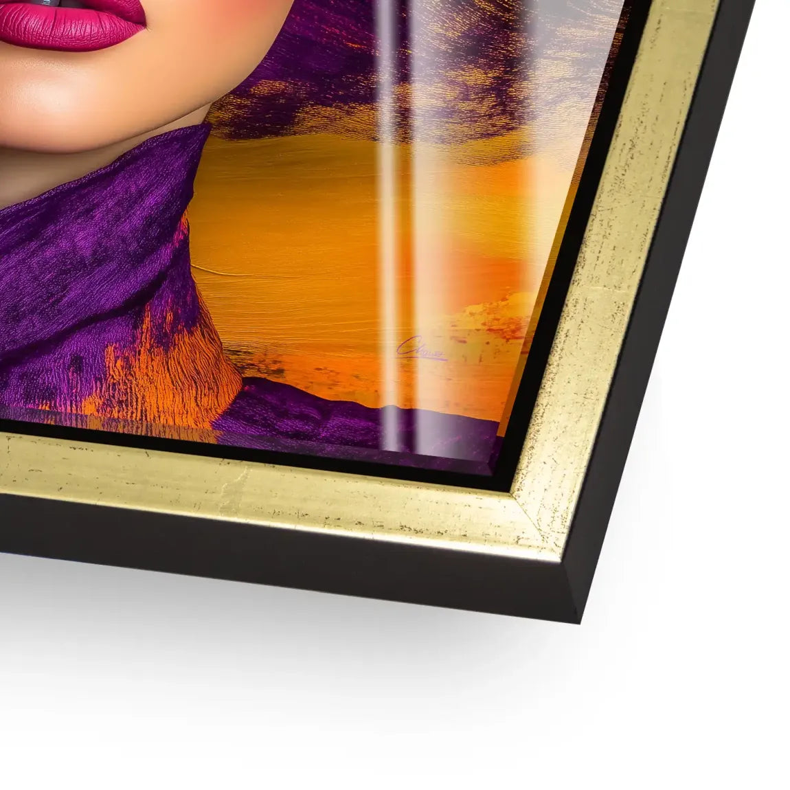 Femme Elegance Acrylglas Bild INGALERIE