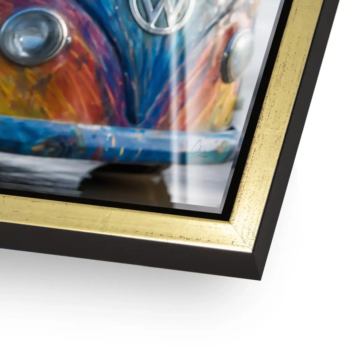 VW Bulli Beauty Acrylglas Bild