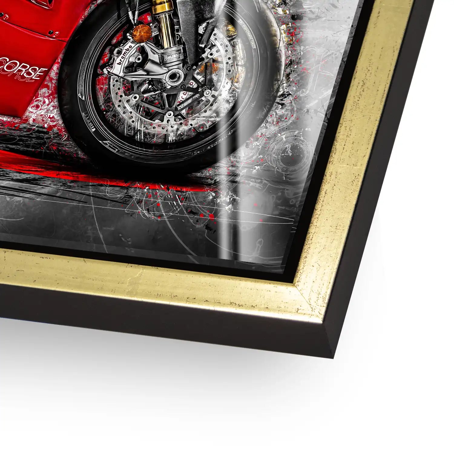 Ducati Panigale Corse Acrylglas Bild INGALERIE