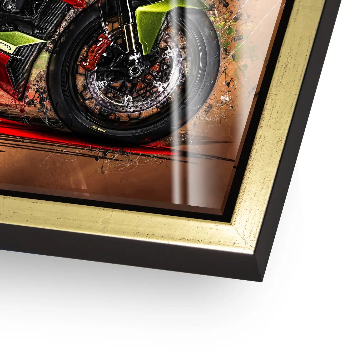 Ducati Streetfighter Lambo Acrylglas Bild INGALERIE