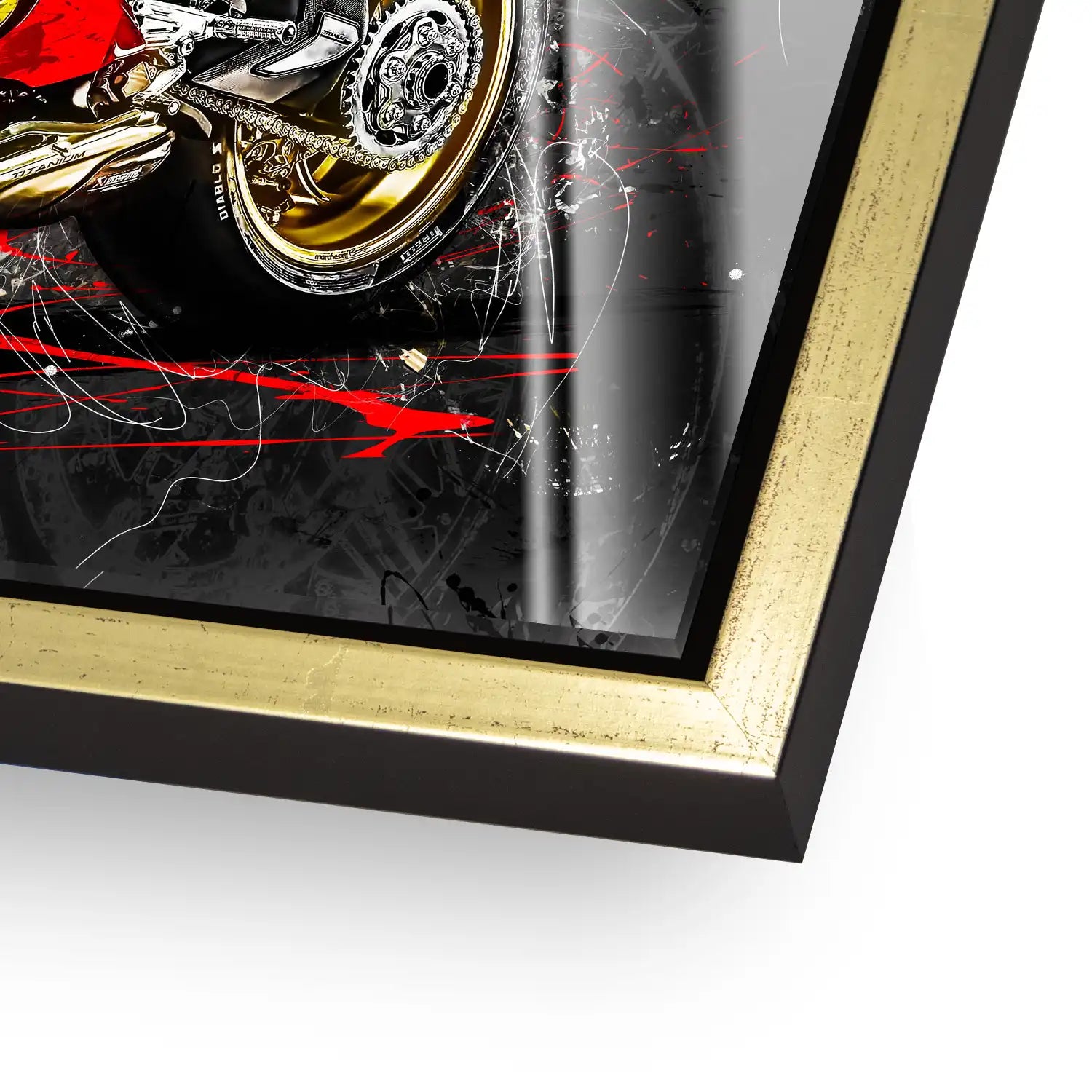 Ducati 916 Anniversario Abstrakt Acrylglas Bild INGALERIE