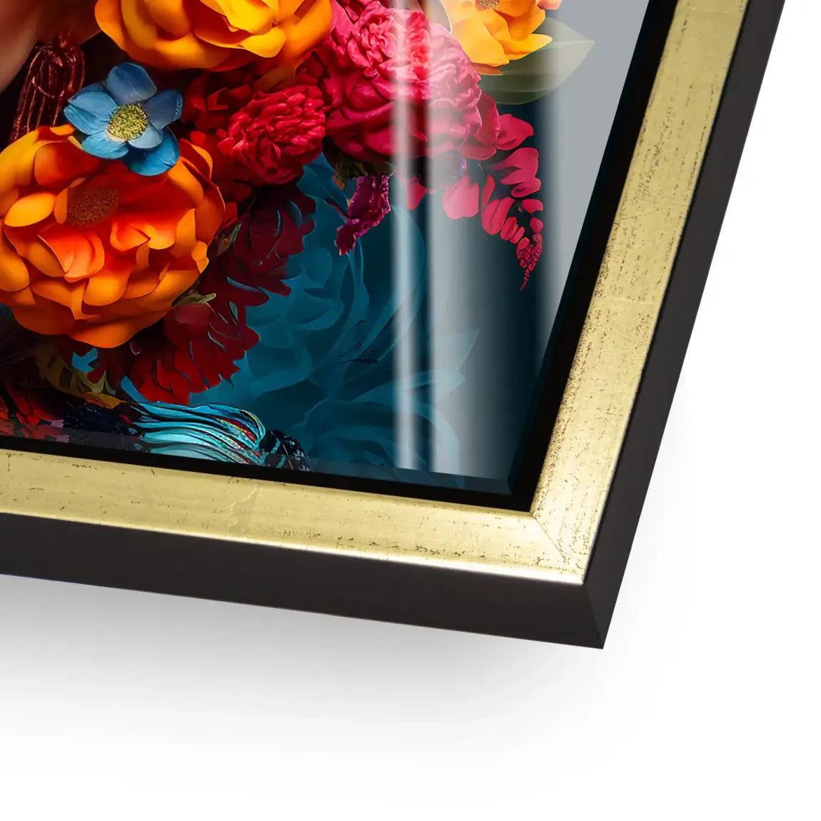 Floral Shades Acrylglas Bild