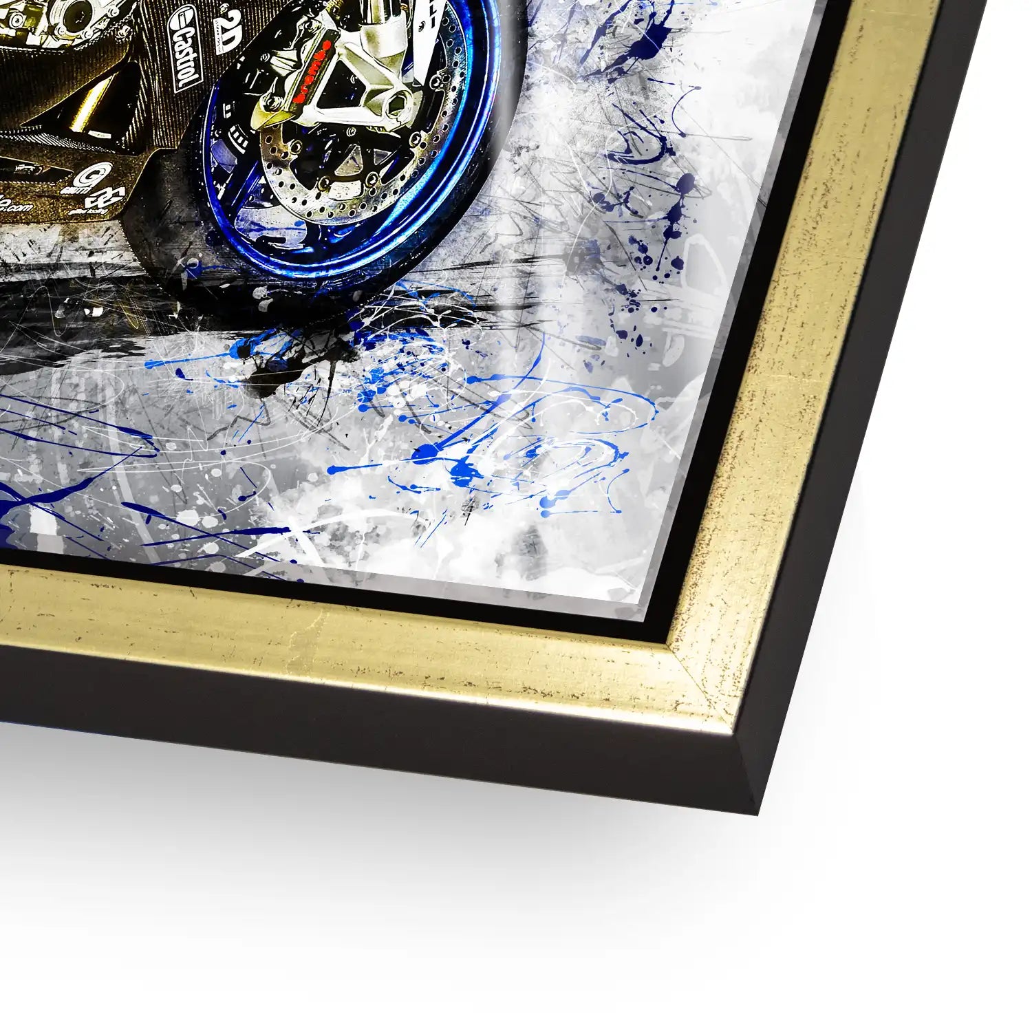 BMW HP4 Abstrakt Acrylglas Bild INGALERIE