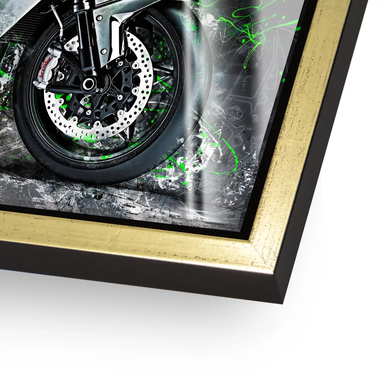 Kawasaki H2 Abstrakt Acrylglas Bild INGALERIE