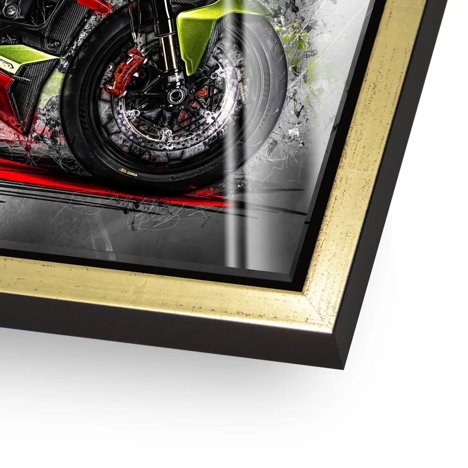 Ducati Streetfighter Lambo Style Acrylglas Bild INGALERIE