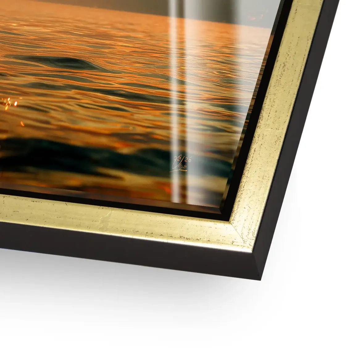 Abendlichter Acrylglas Bild