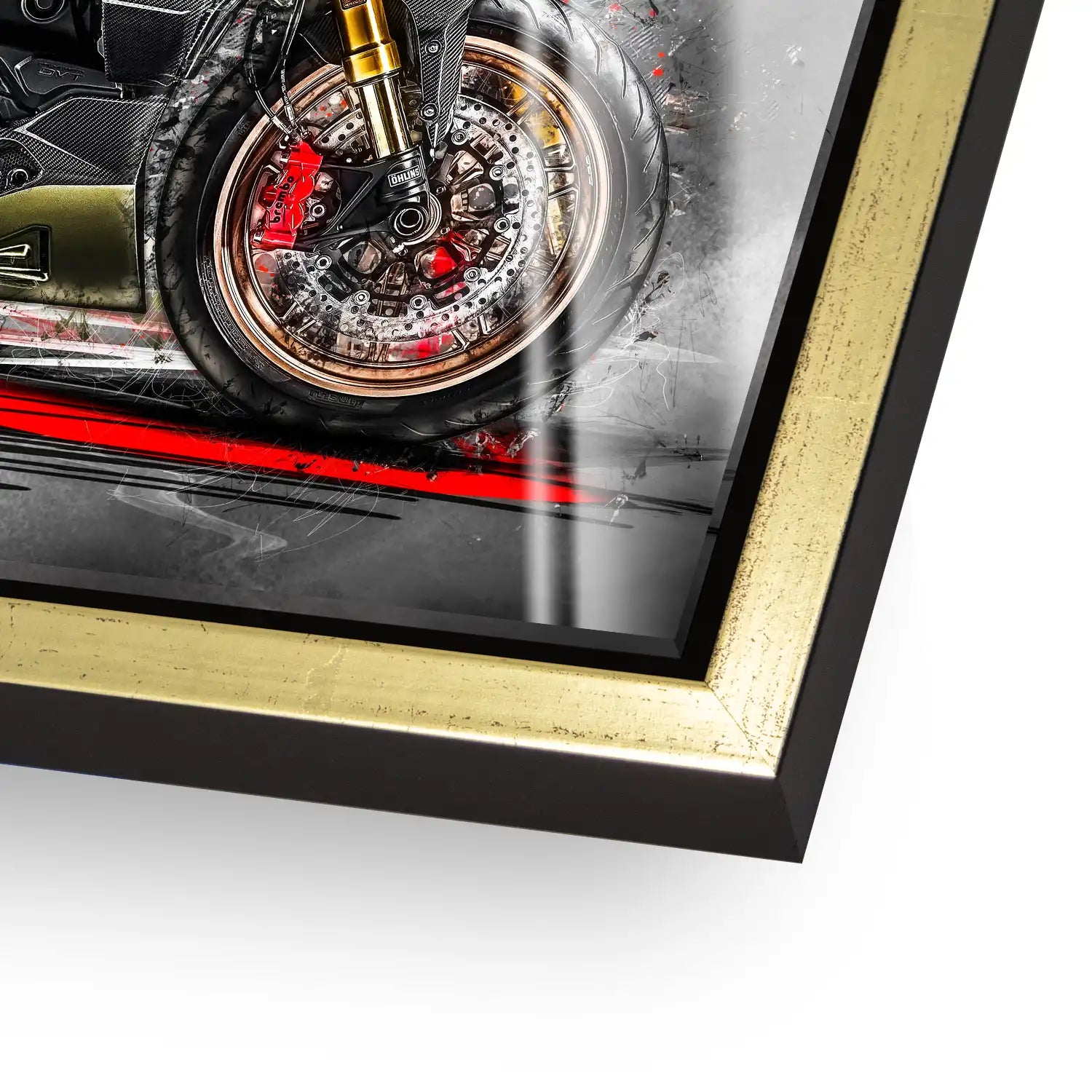 Ducati Diavel Lambo Acrylglas Bild INGALERIE