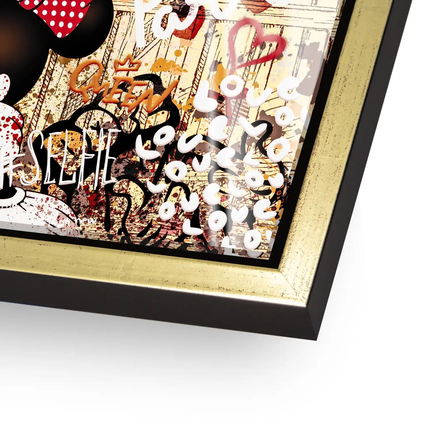 Micky & Minnie Love Retro Acrylglas Bild INGALERIE