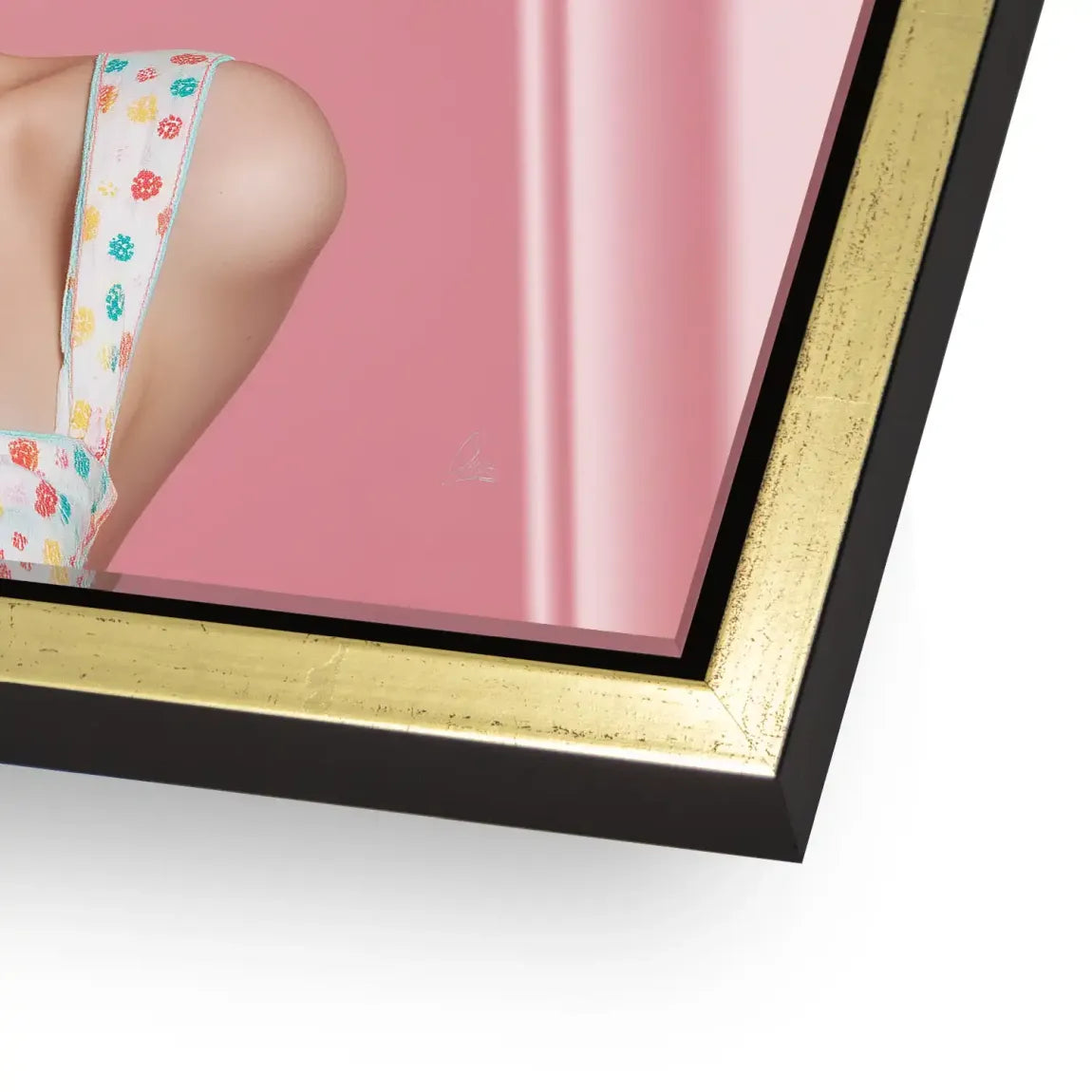 Marilyn Monroe Pink Bubble Acrylglas Bild