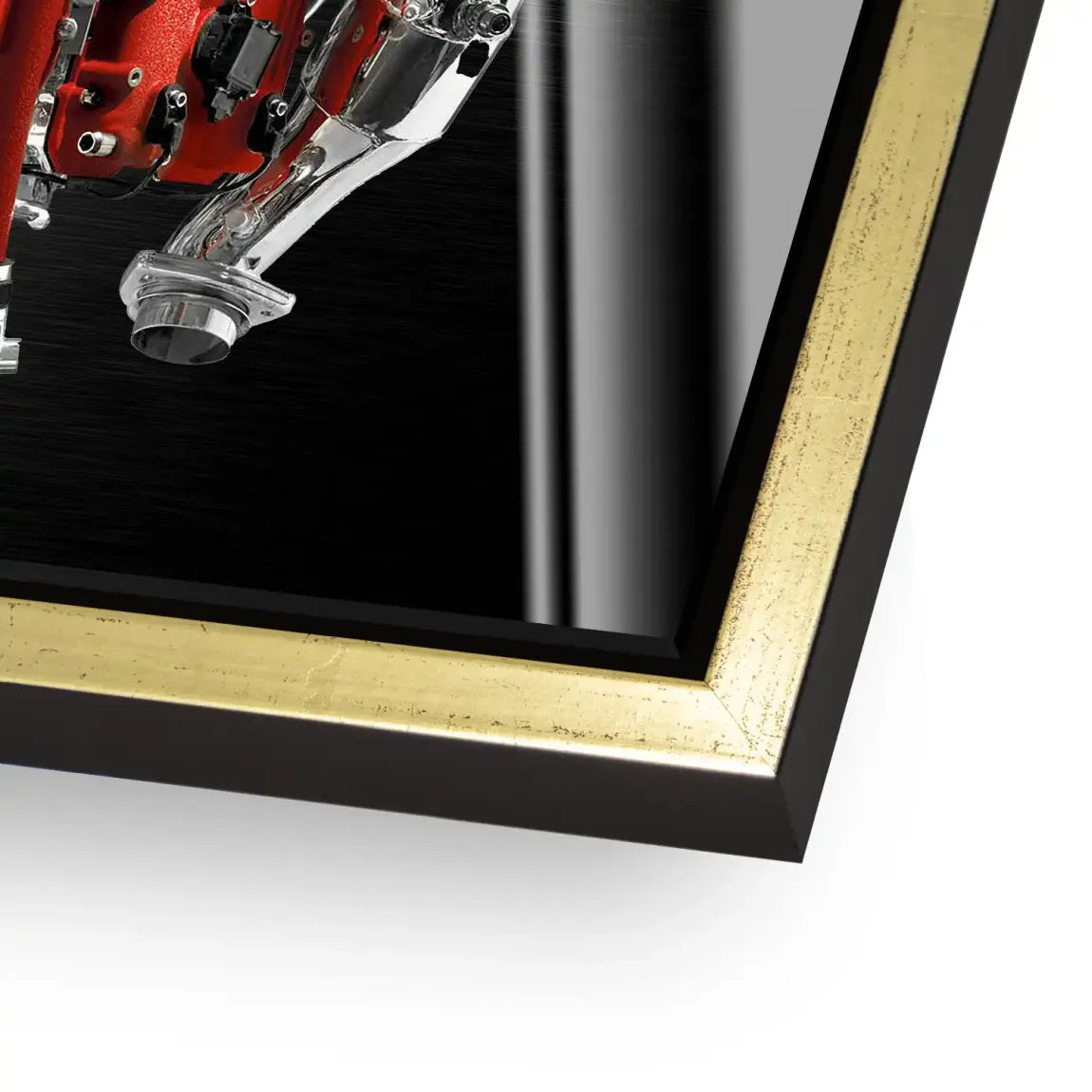 Ferrari V8 Motor Acrylglas Bild