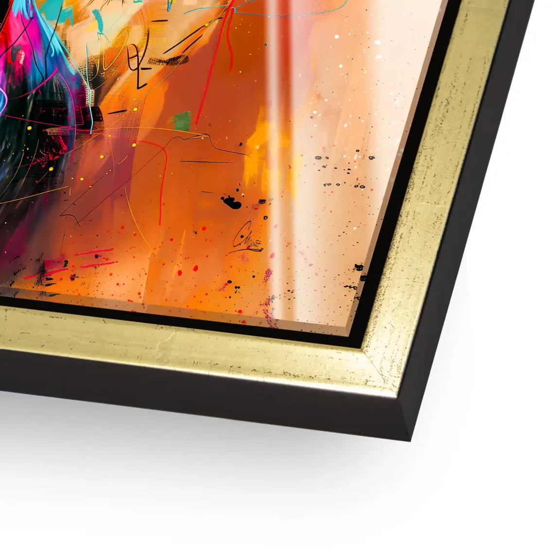 Majestic Bull Acrylglas Bild