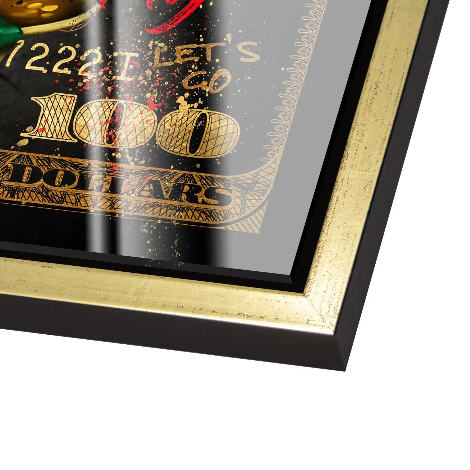 Dagobert Dollar More Money Pop Art Acrylglas Bild INGALERIE