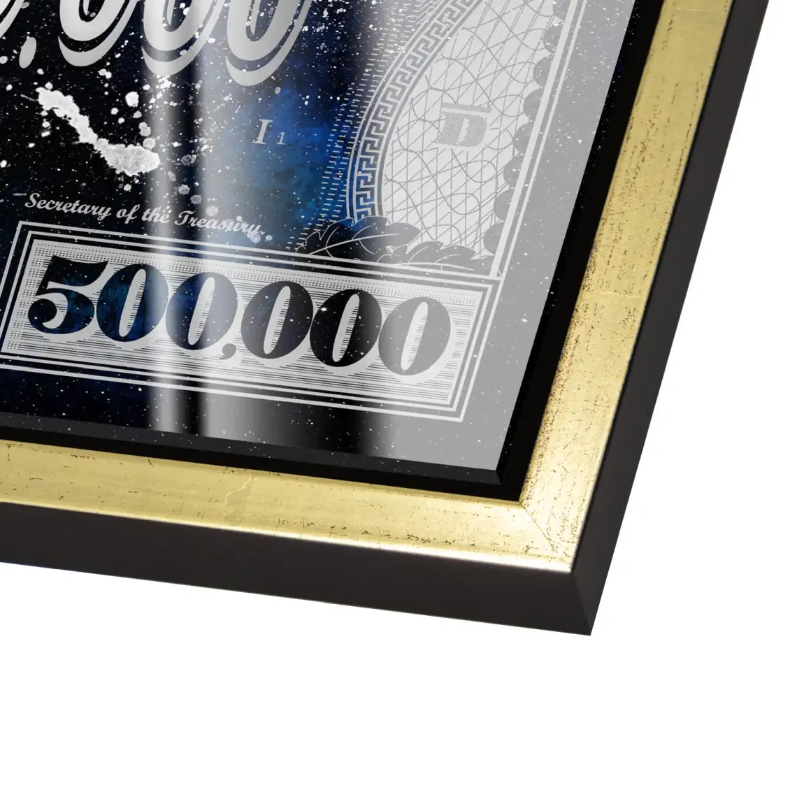 Donald & Daisy Duck Blue Pop Art Dollar Acrylglas Bild INGALERIE
