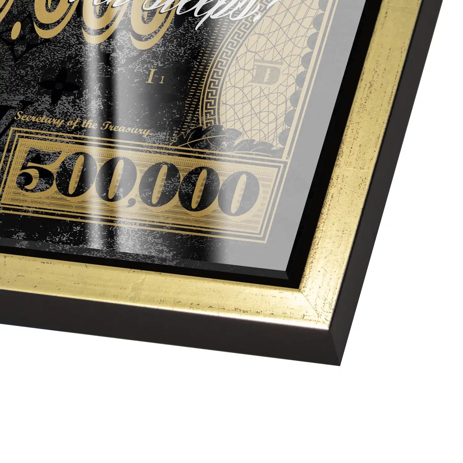 Dagobert Dollar Vintage Acrylglas Bild INGALERIE