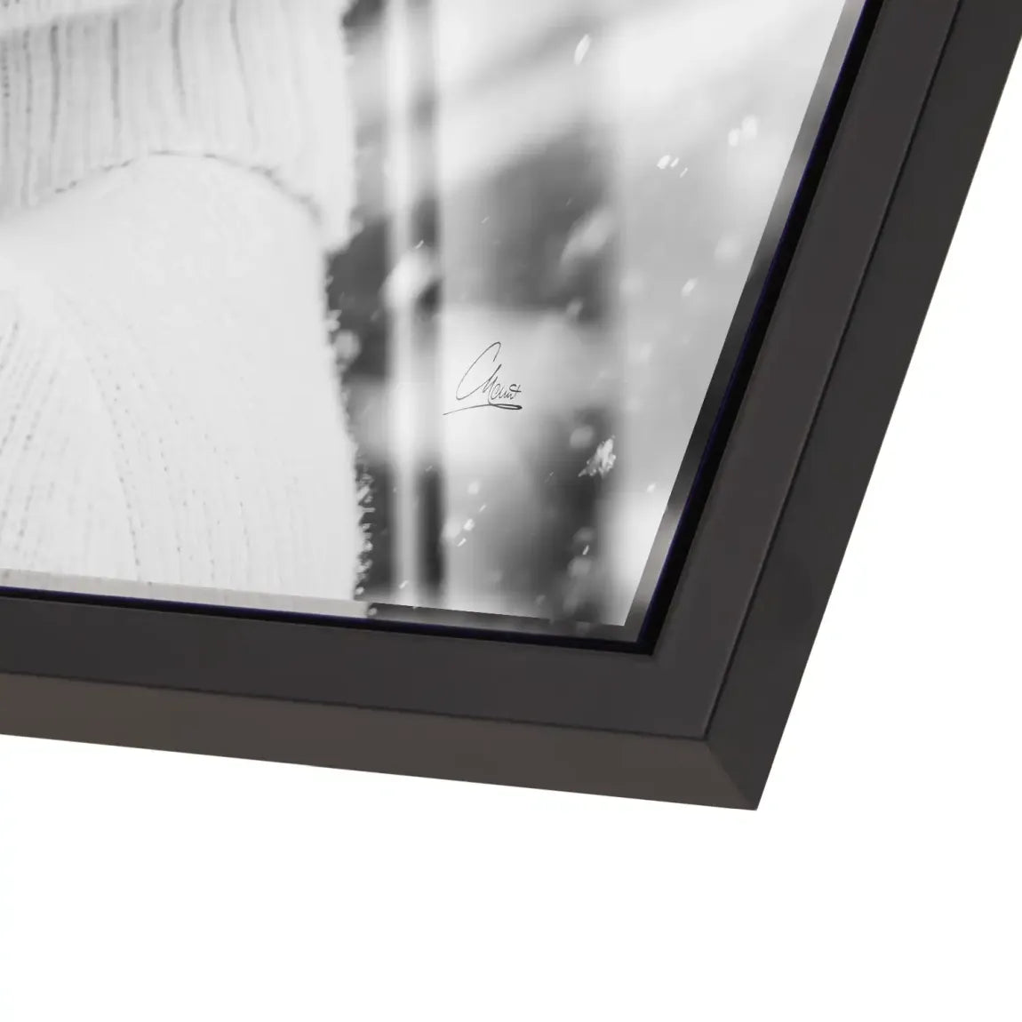 Audrey Hepburn Winter Portrait Acrylglas Bild