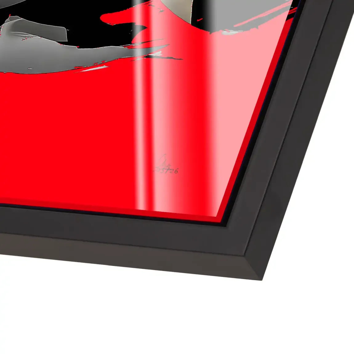 Rouge Abstrakt Acrylglasbild