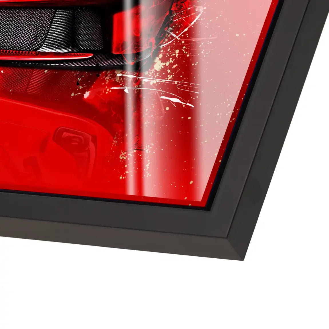 Red Velocity La Ferrari Acrylglas Bild