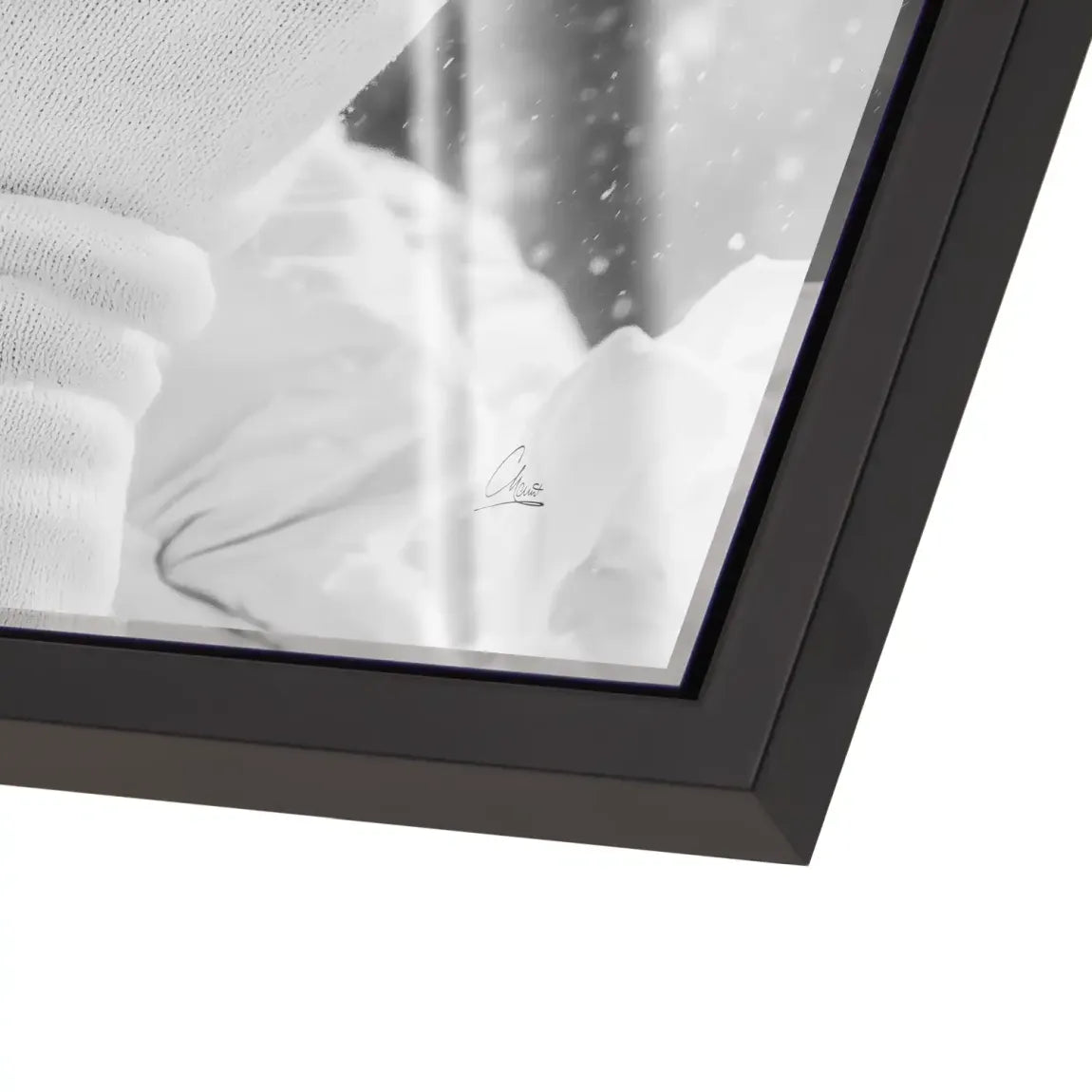 Audrey Hepburn Snow Portrait Acrylglas Bild