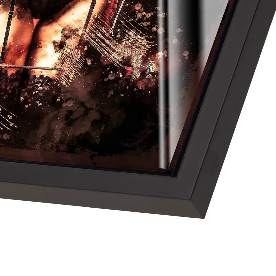 Erotische Eleganz im Schattenlicht Acrylglas Bild INGALERIE