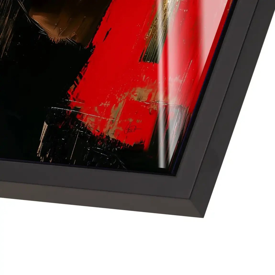 Abstrakt Luxe Girl Acrylglas Bild INGALERIE