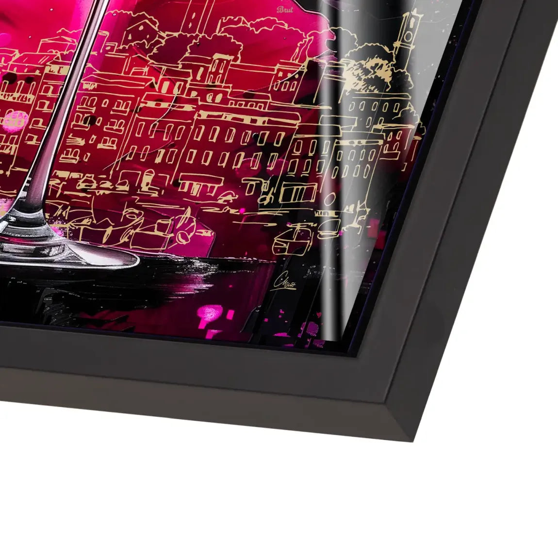 Velvet Royale Champagne Acrylglas Bild INGALERIE