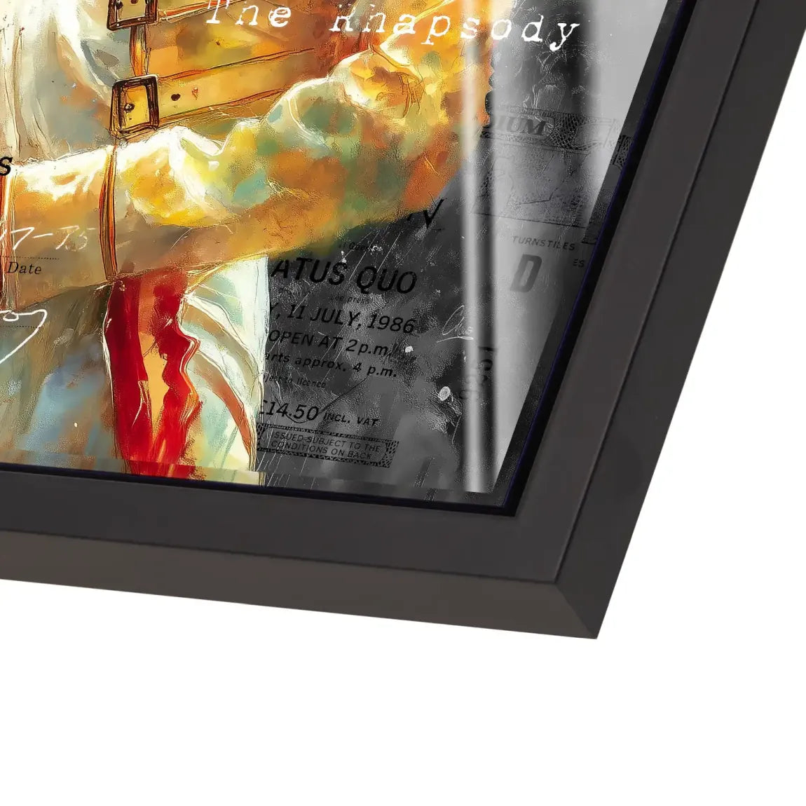 Freddie Mercury Bohemian Acrylglas Bild