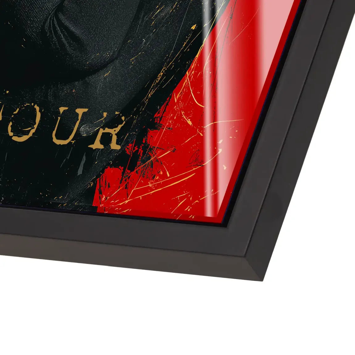 Audrey Hepburn Red Glamour Acrylglas Bild