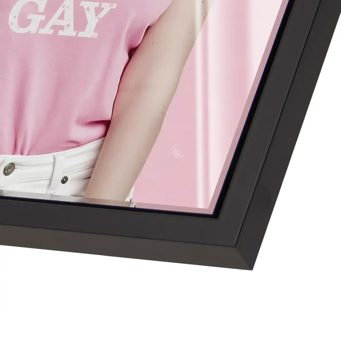 Marilyn Monroe Ken is Gay Acrylglasbild