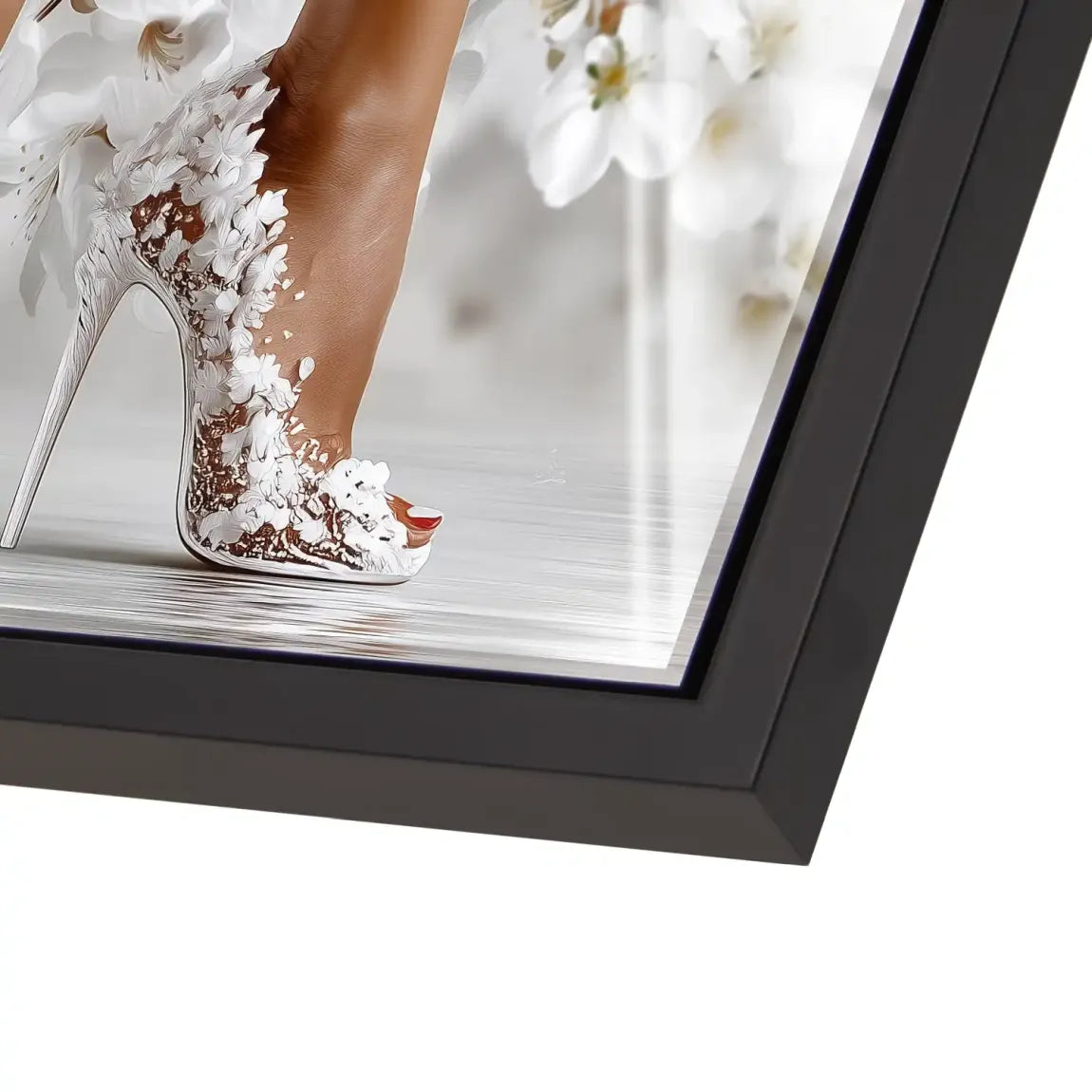 Sensual Blossom Heels Acrylglas Bild