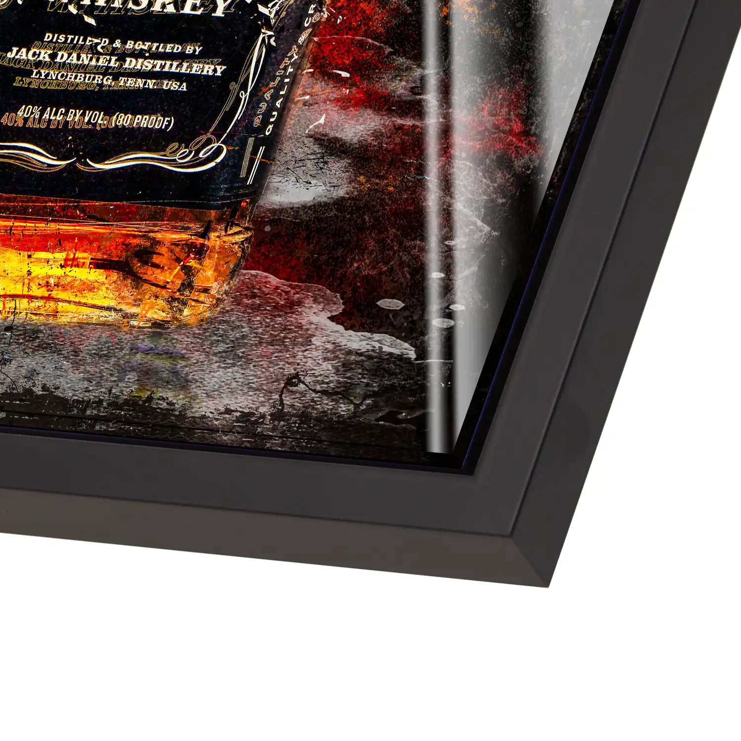 Jack Whisky Vintage Style Acrylglas Bild INGALERIE