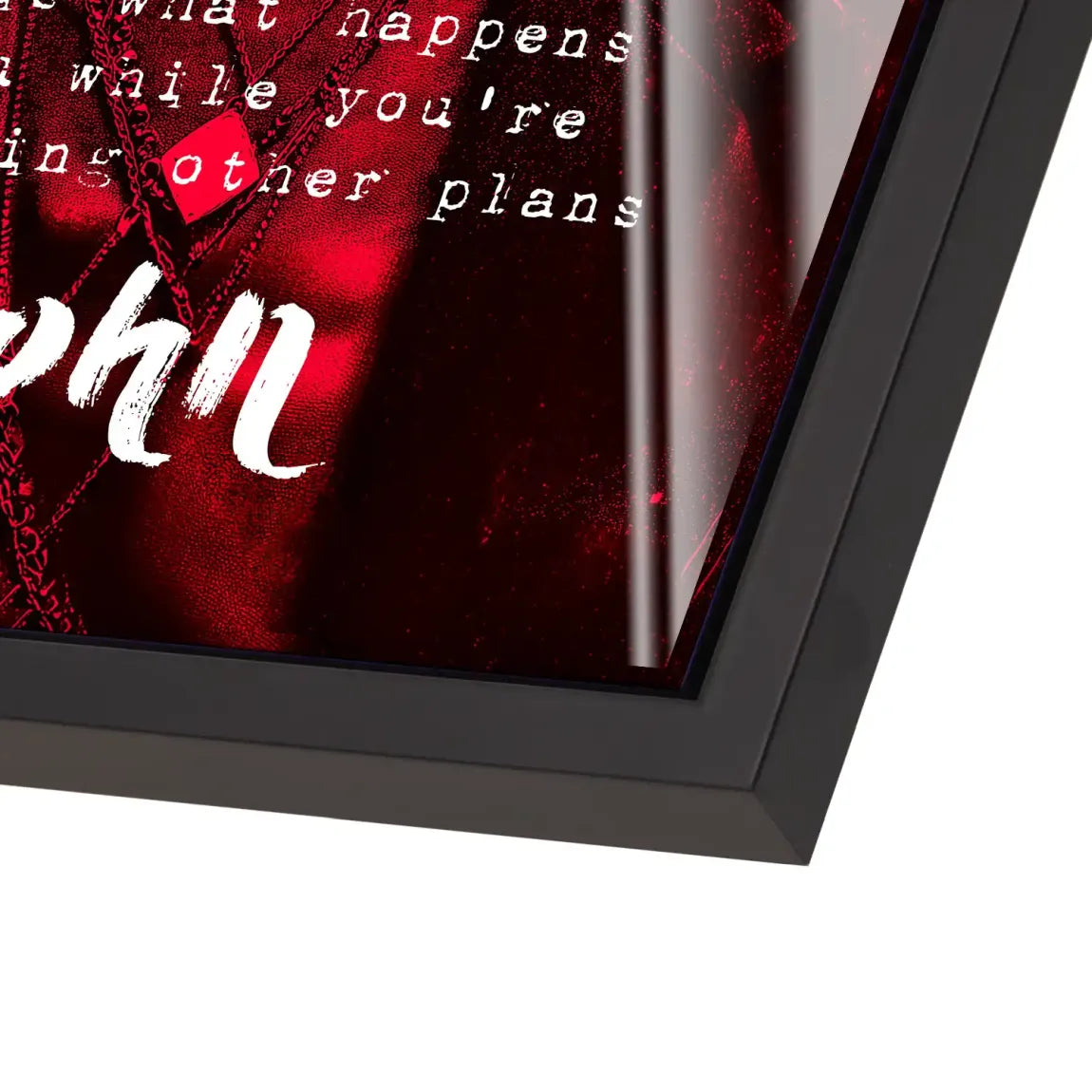 Lennon Red Vision Acrylglas Bild