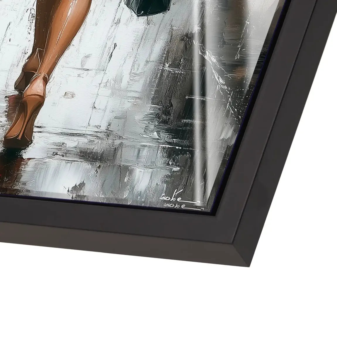 Walk in the Rain Acrylglas Bild