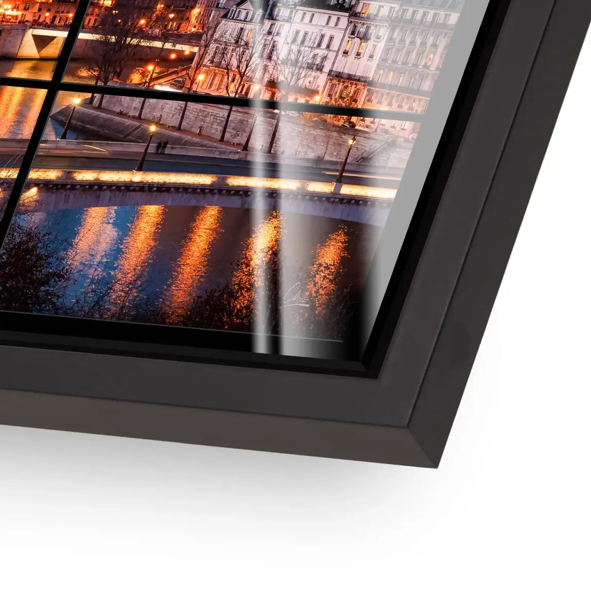 Twilight over Paris Acrylglas Bild