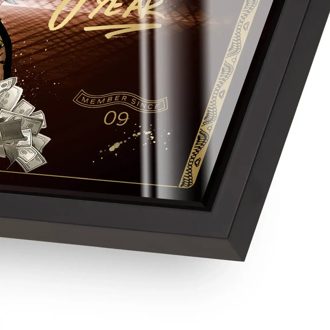 Dagobert Gold Business Acrylglas Bild