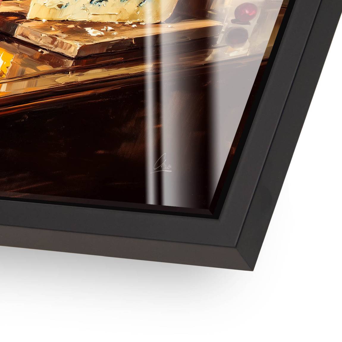 Wein im Licht Acrylglas Bild