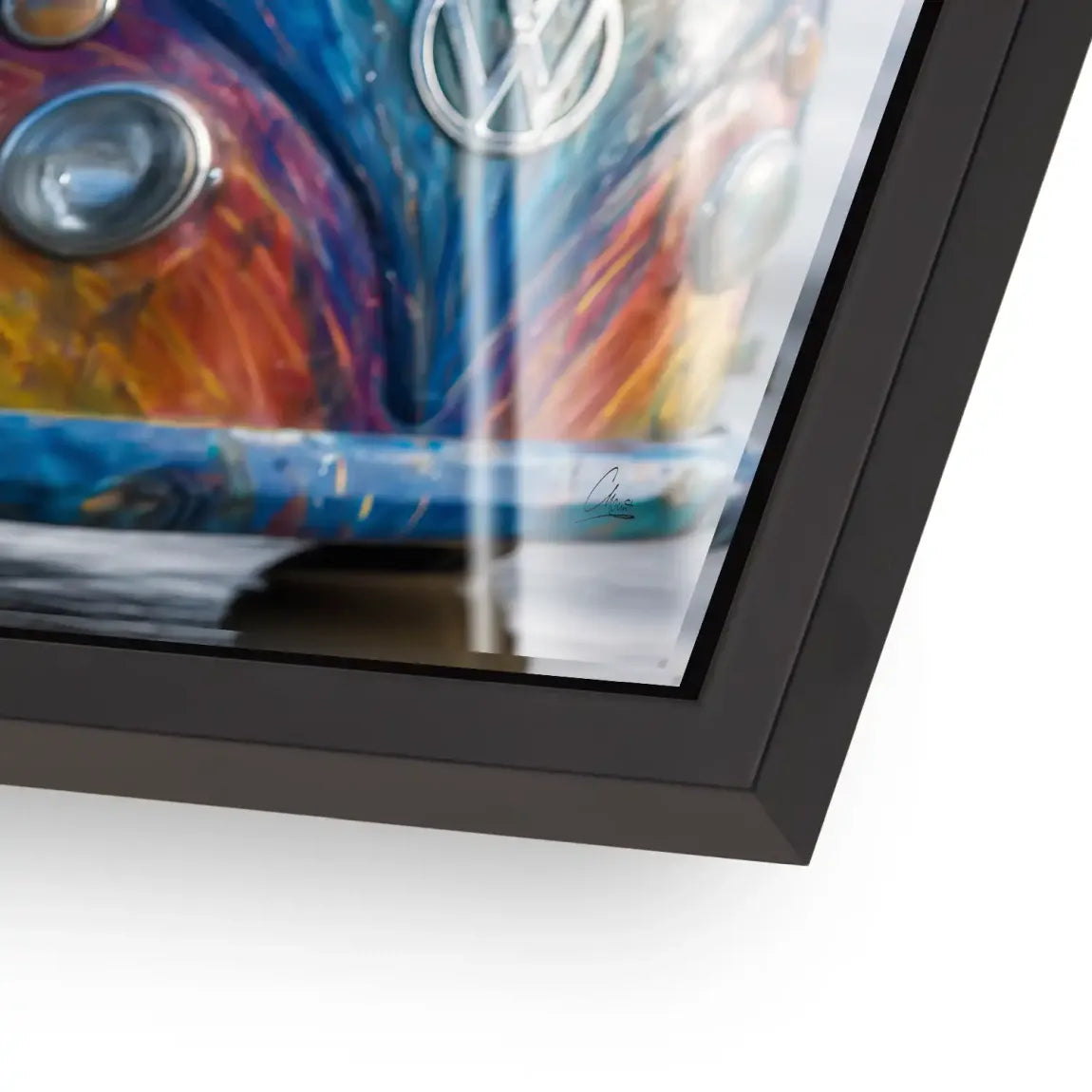 VW Bulli Beauty Acrylglas Bild