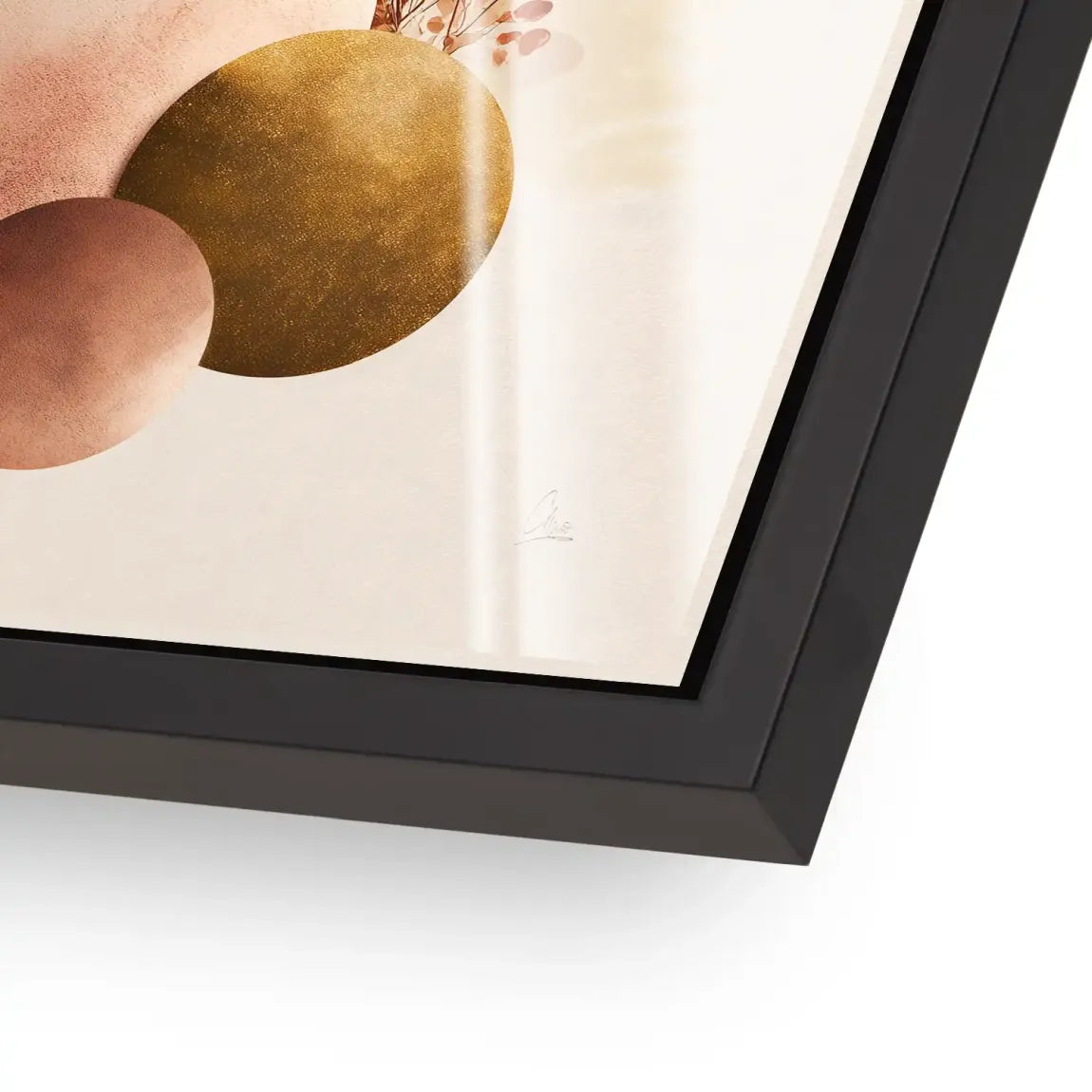 Golden Balance Acrylglas Bild