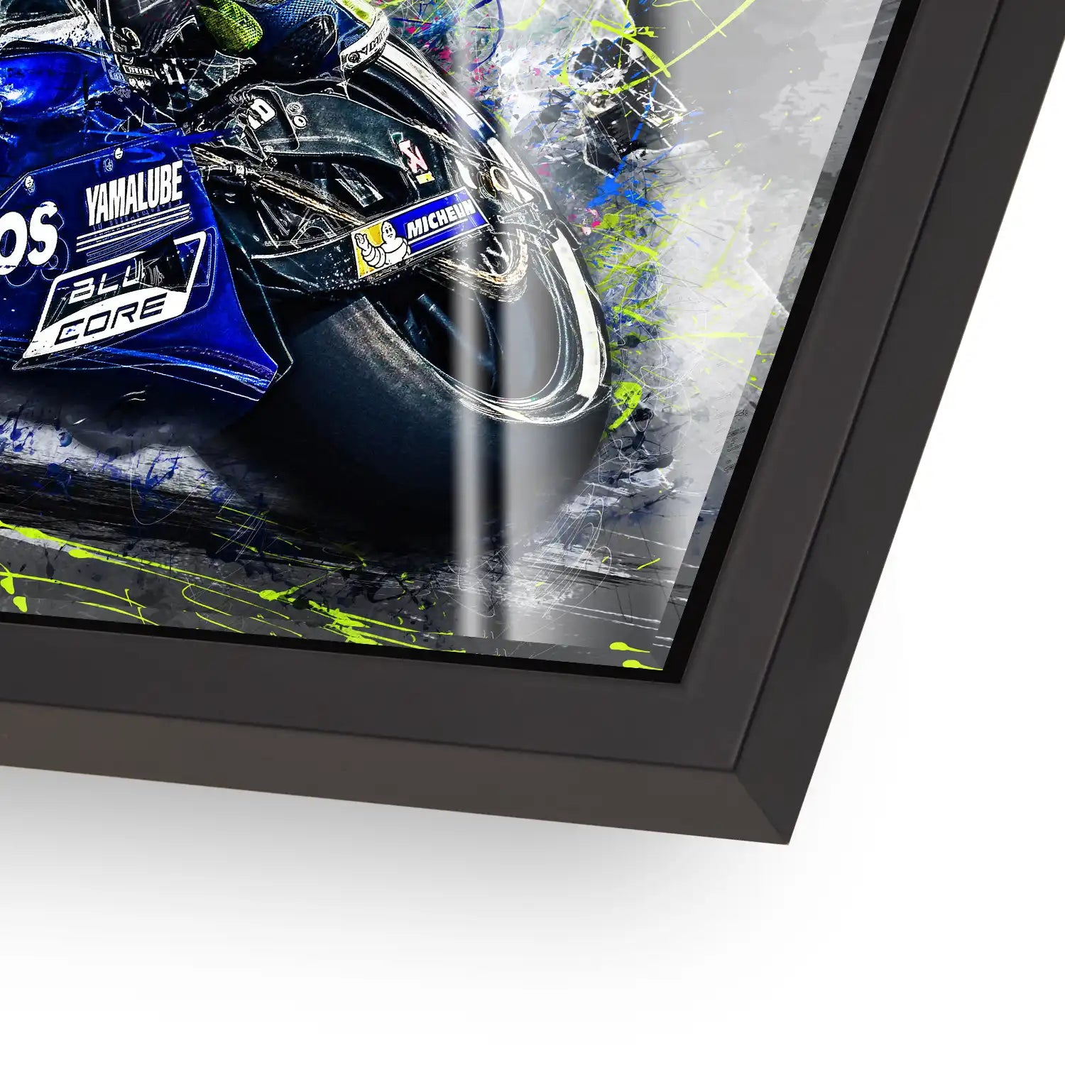 Yamaha Rossi Style Acrylglas Bild INGALERIE