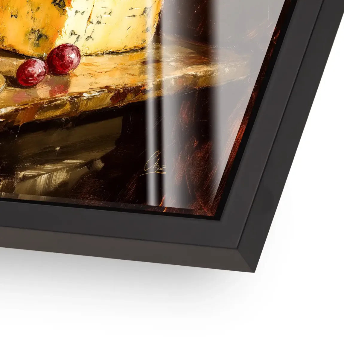 Wein & Käse Acrylglas Bild