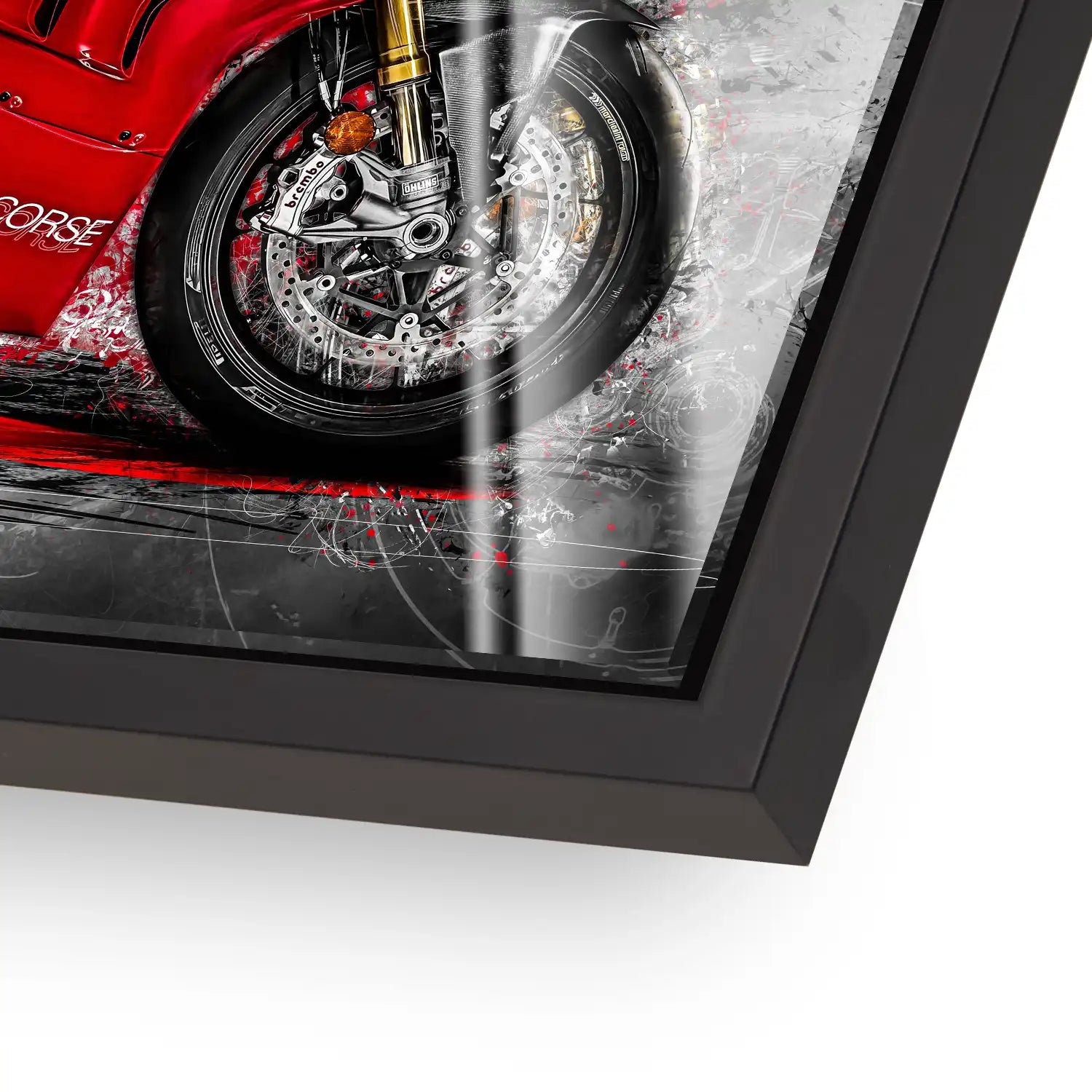 Ducati Panigale Corse Acrylglas Bild INGALERIE