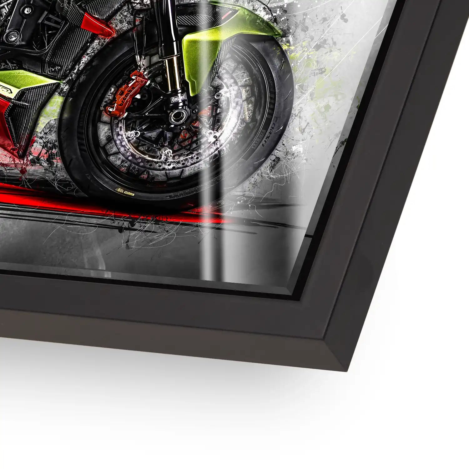 Ducati Streetfighter Lambo Style Acrylglas Bild INGALERIE