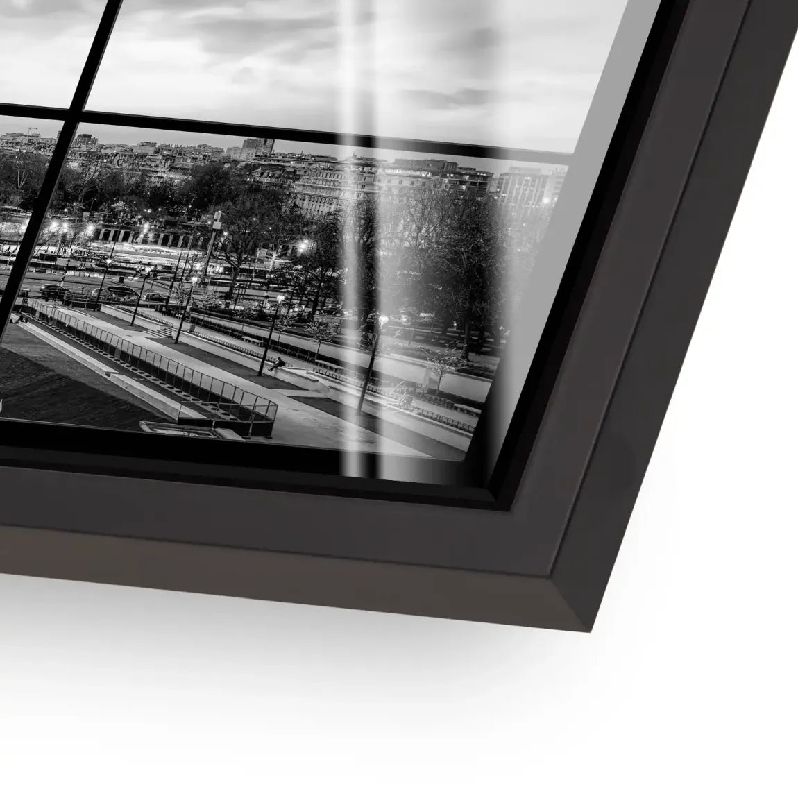 Paris Noir Acrylglas Bild