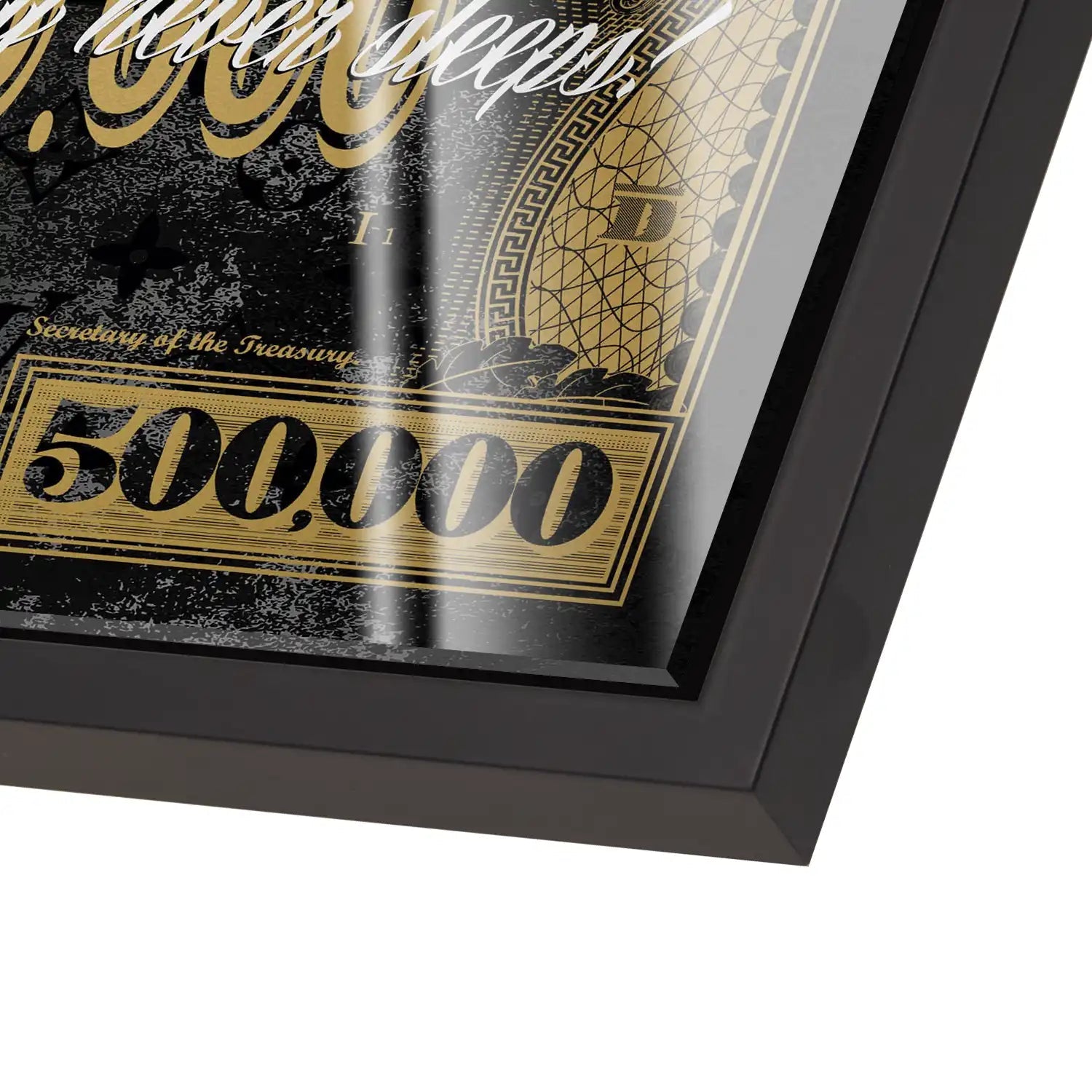 Dagobert Dollar Vintage Acrylglas Bild INGALERIE