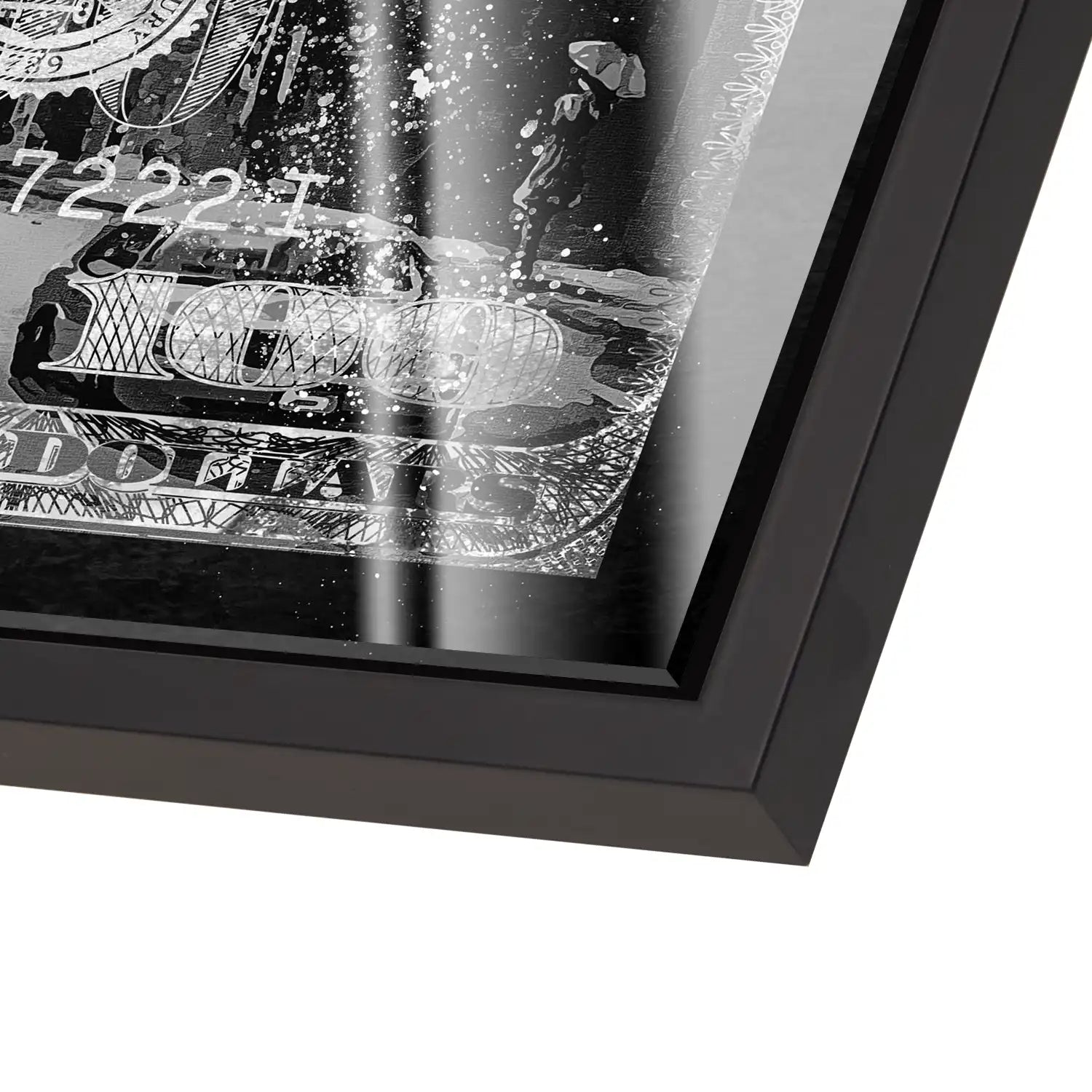 Dollar Stier NY Rules Black Acrylglas Bild INGALERIE