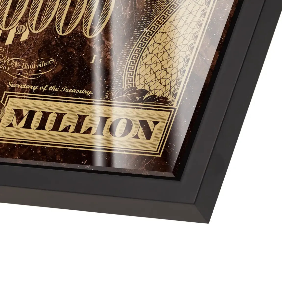 Dagobert Totenkopf Retro Dollar Acrylglas Bild INGALERIE