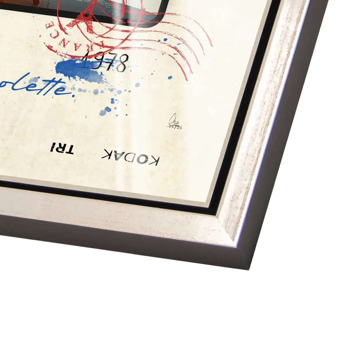 French Riviera Chic Wild Acrylglasbild