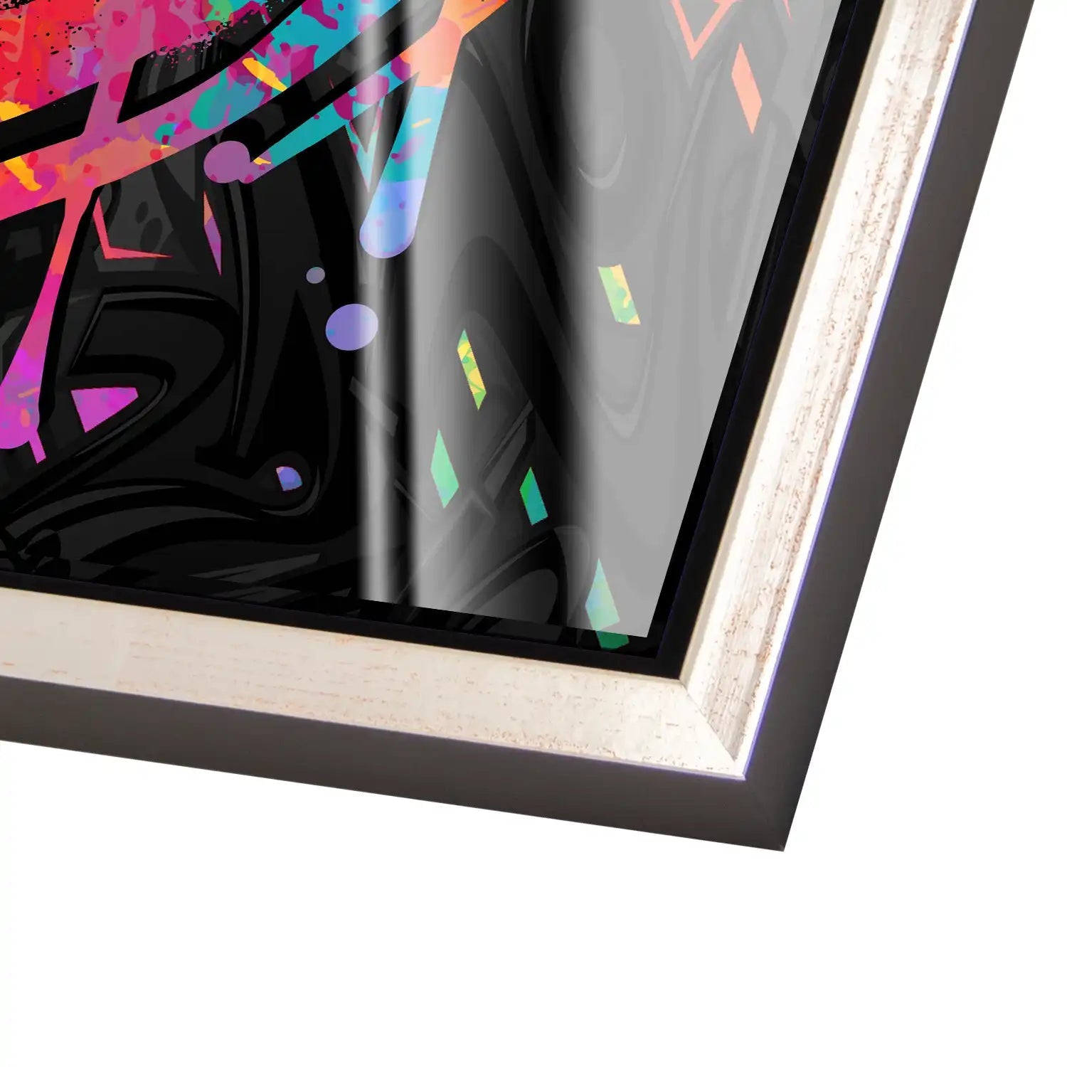 Abstrakt Smiley Acrylglas Bild INGALERIE