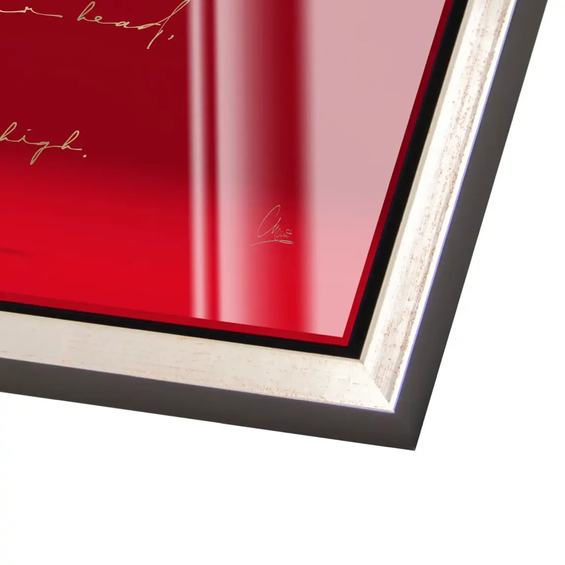 Red Coco Heels Acrylglas Bild