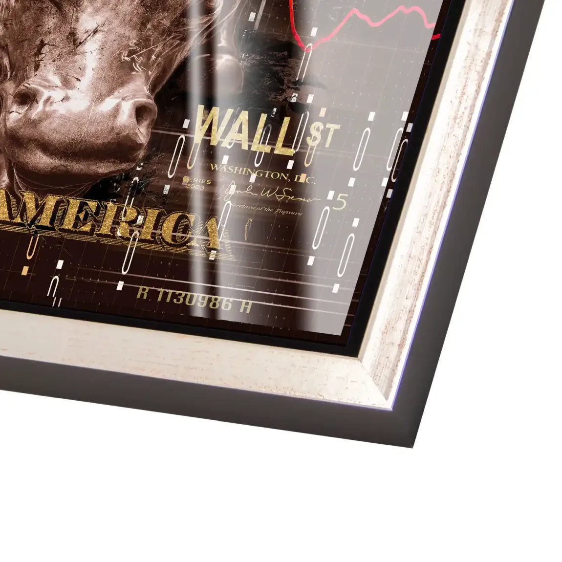 Dagobert Duck Wallstreet Vintage Acrylglas Bild